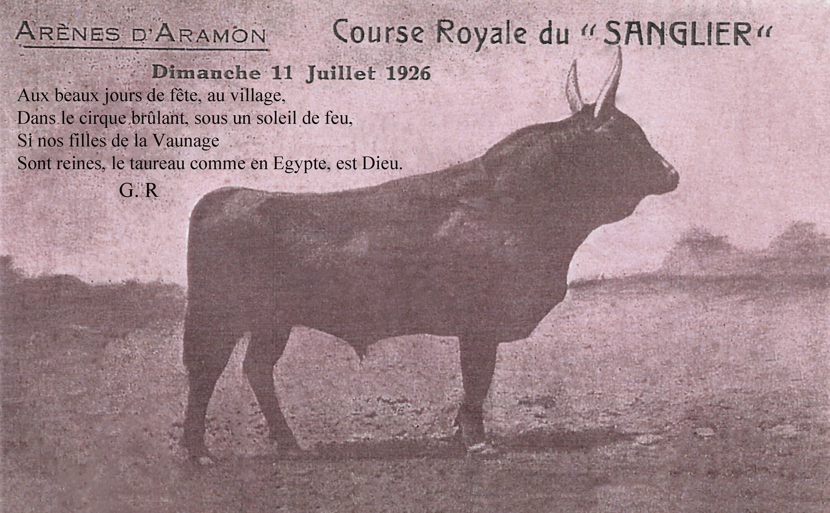 Course Royale du Sanglier – Aramon 1926