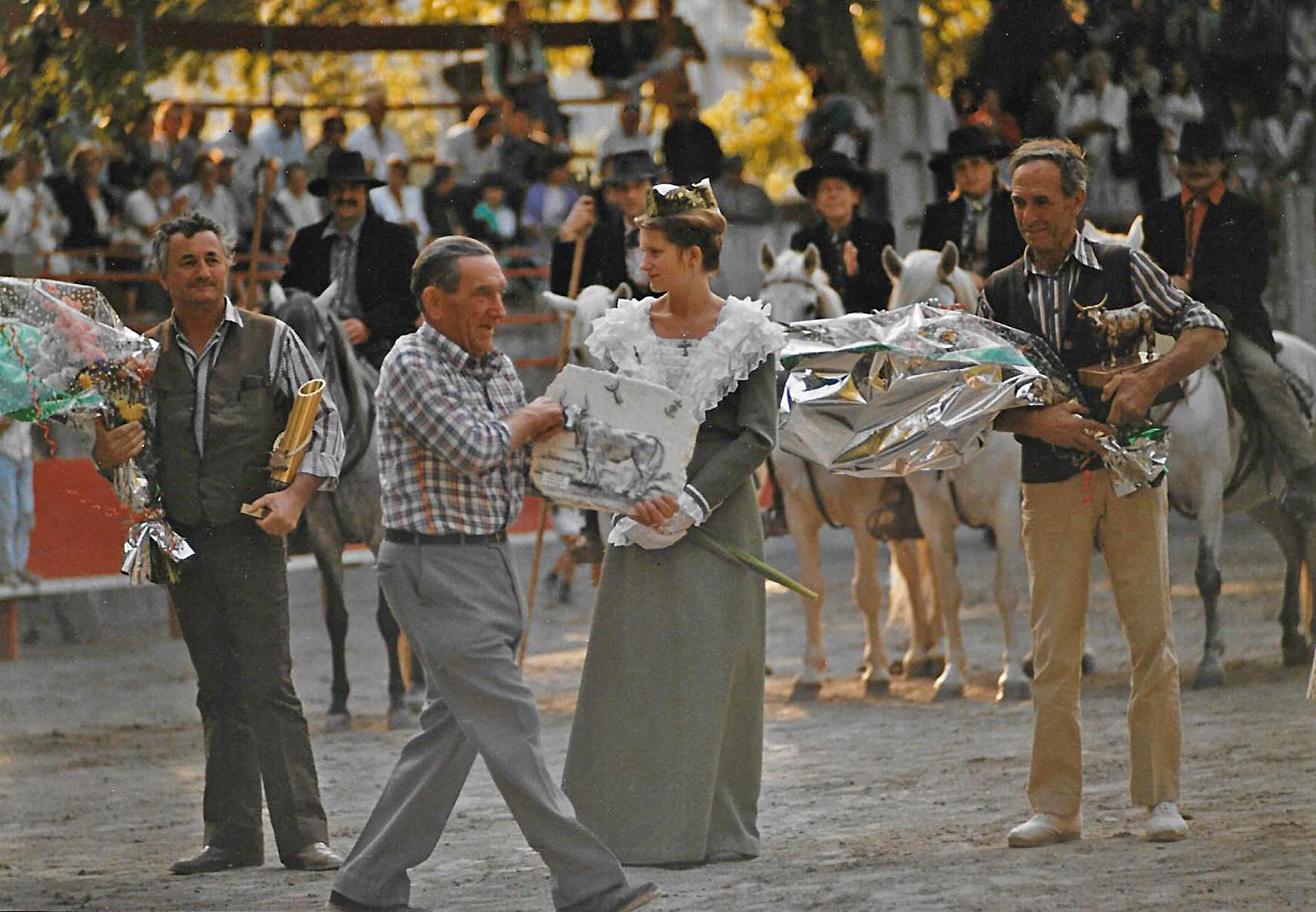 Remise des prix aux arènes d'Aramon