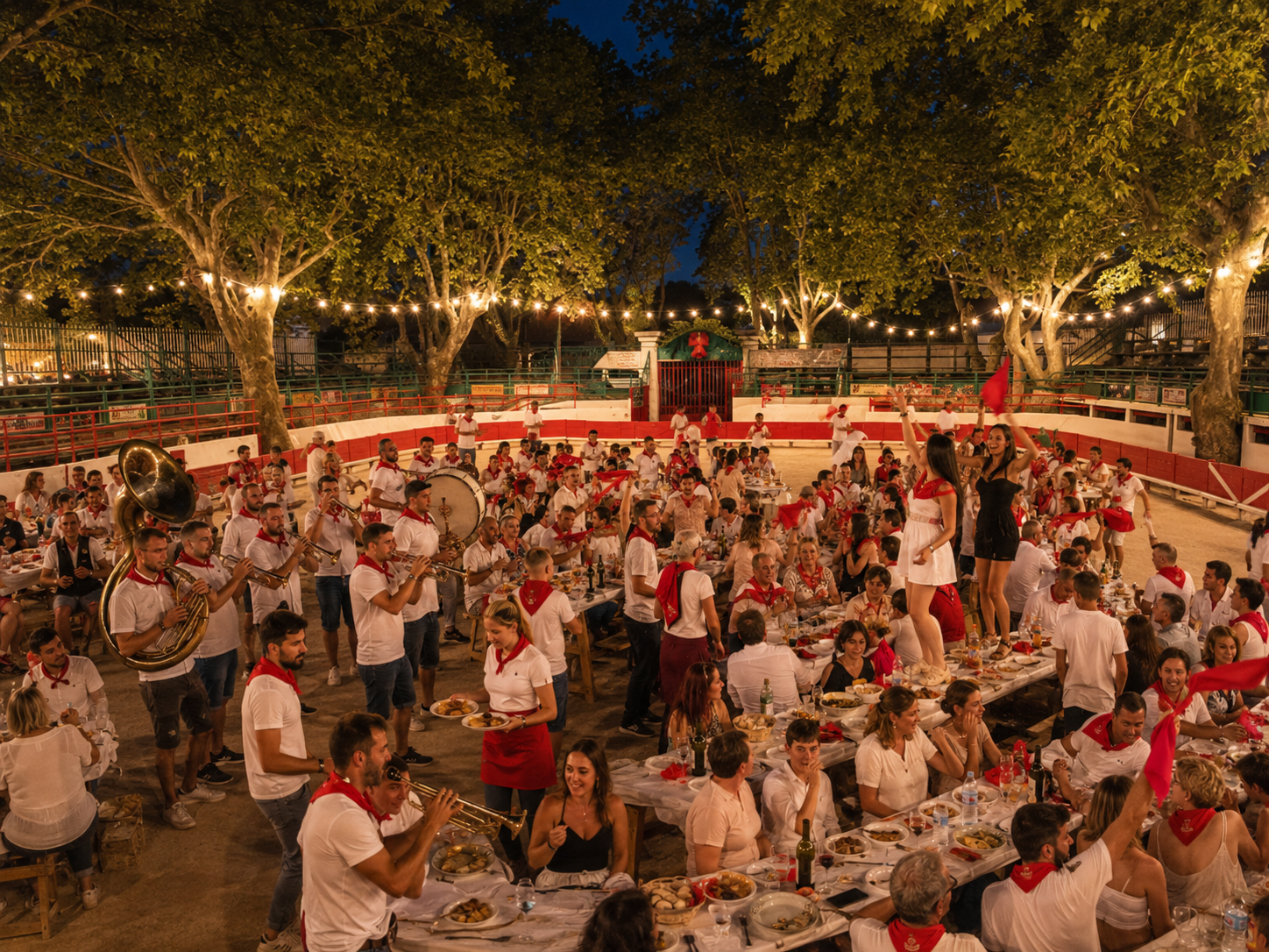 Repas festif ouverture fête votive 2026